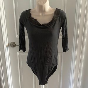 Aerie Soft and Sexy off the shoulder bodysuit